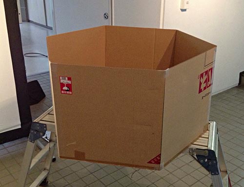 水草展に向けて水槽の設置