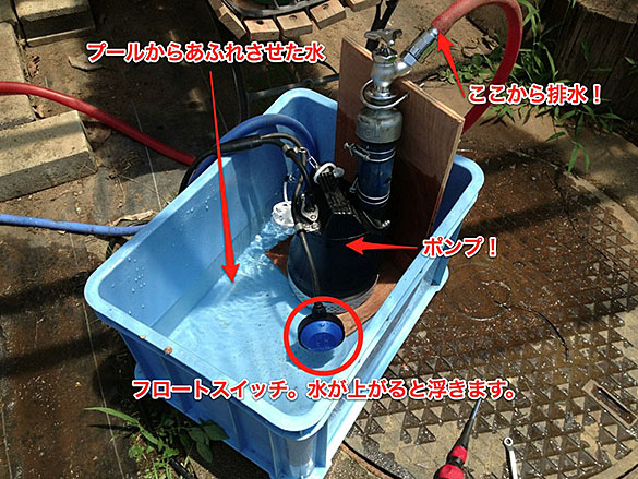 エビプール排水システム