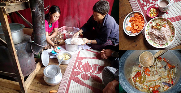 ブータンの食事事情