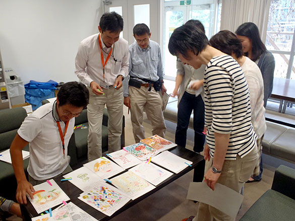 集まったきのこ愛」にあふれた作品たち。