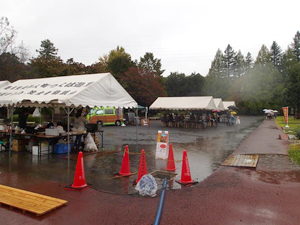 きのこ展野外レストラン