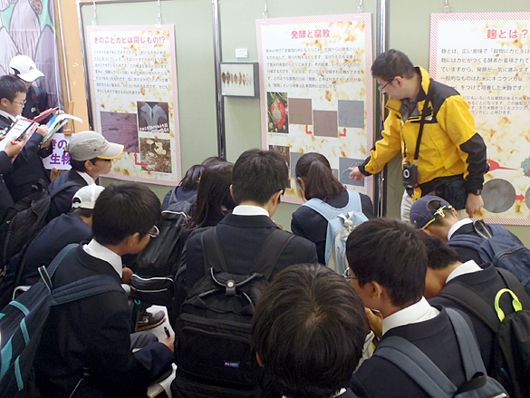 コウジカビの説明の様子