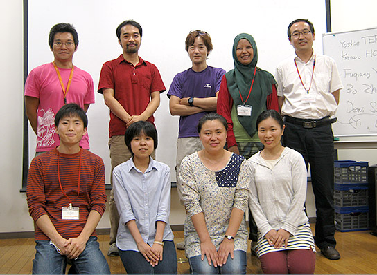 ワークショップの参加者たち