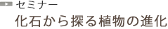 化石から探る植物の進化