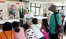 葉っぱでかざぐるま