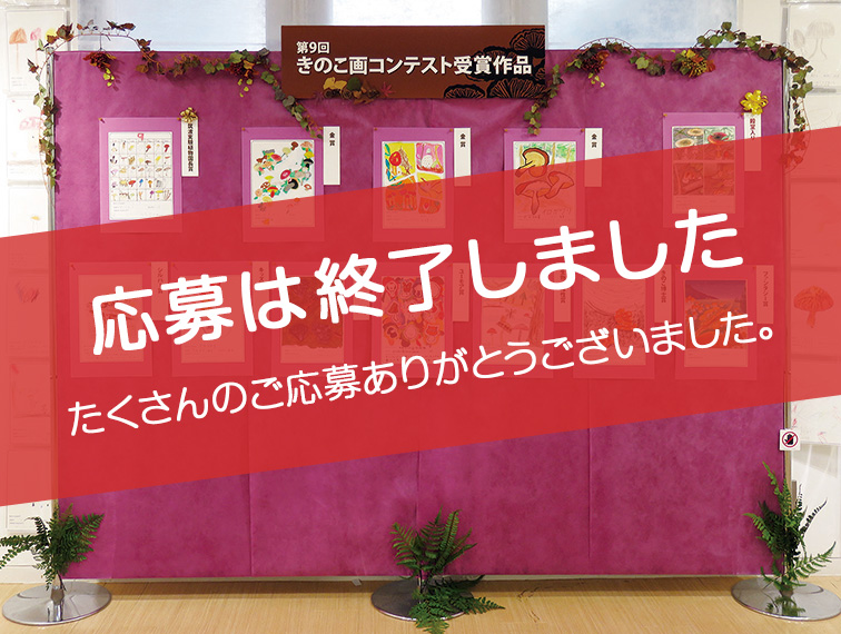 きのこ画コンテスト・展示イメージ