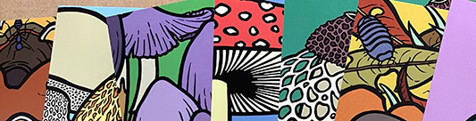 ポストカードのデザインをちょい見せ