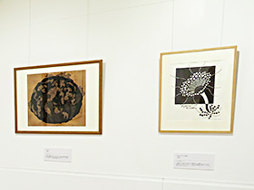 アート展示の様子