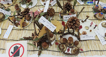 どんぐりクラフトの作品