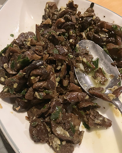 チチタケの料理