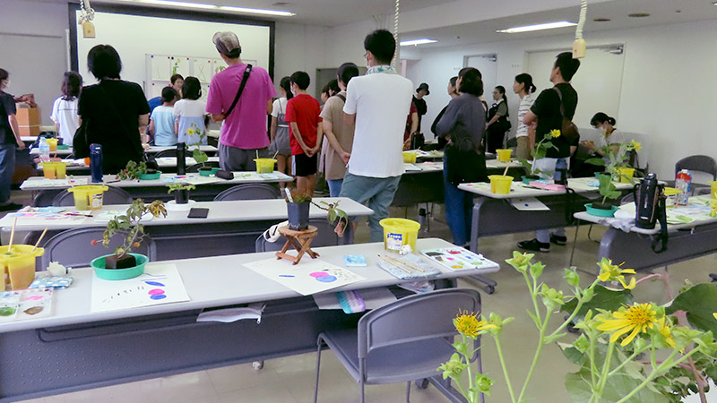 植物画講座の過去の様子