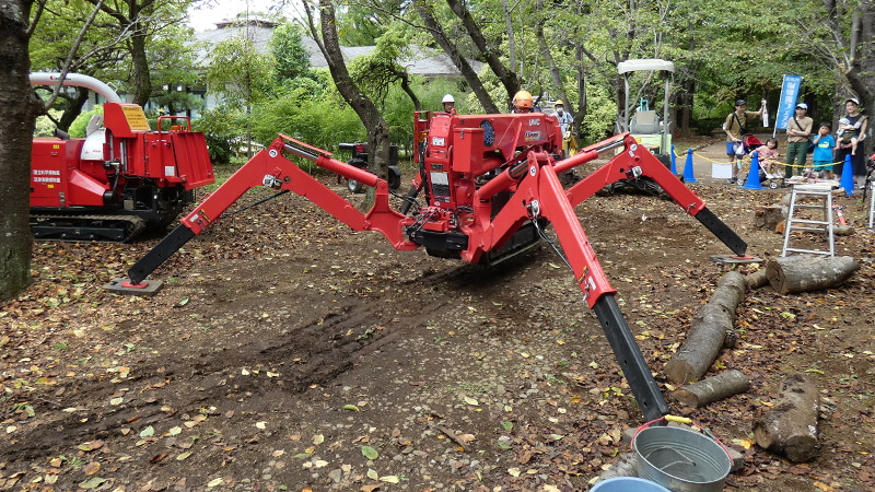 参上！植物園を支えるスーパーマシーン