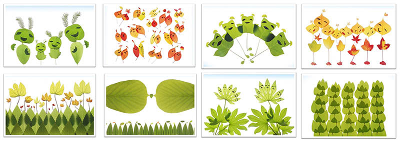 写真展「葉っぱの新たな顔と貌～写真家・吉野晴朗の世界～」より